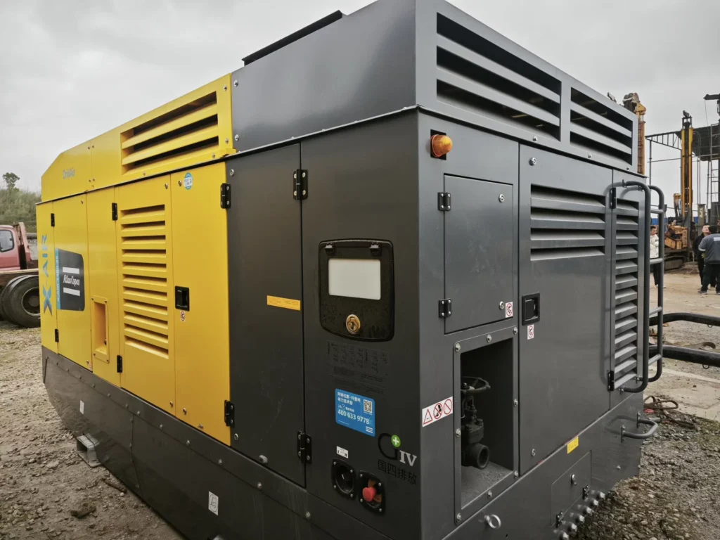 Atlas Copco E-Air Electric Drive mobile air compressor