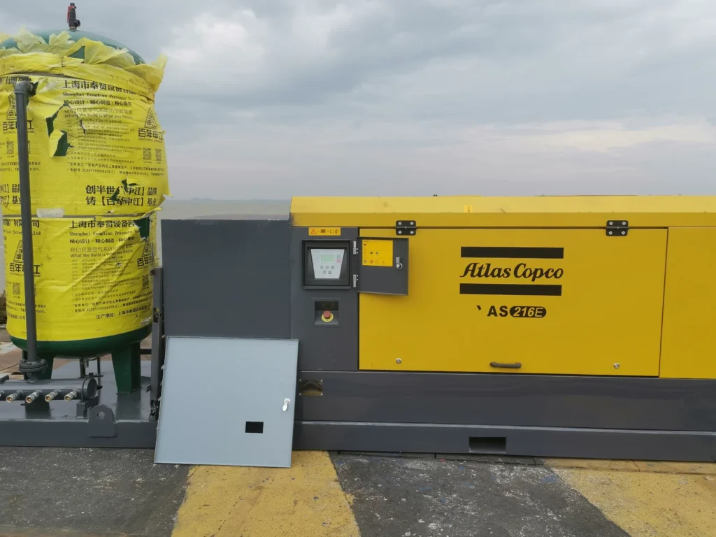 Atlas Copco E-Air H Battery Powered Mobile Air Compressor