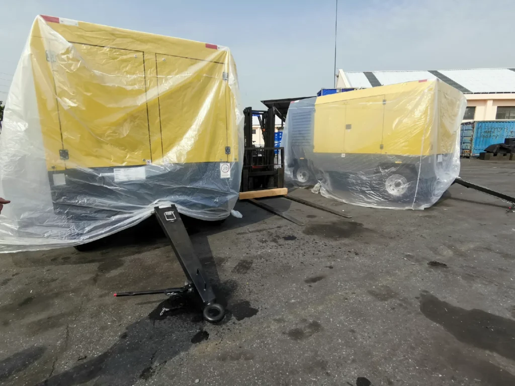 Atlas Copco XAHS Series mobile air compressor