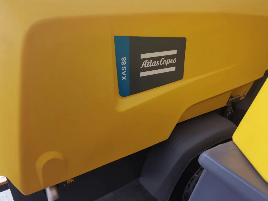 Atlas Copco XAS 88 details display