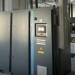 Atlas Copco air compressor in use