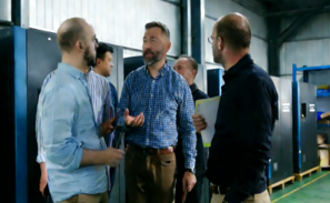 Customers visit the factory for reference