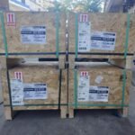 Atlas Copco air end in transit.